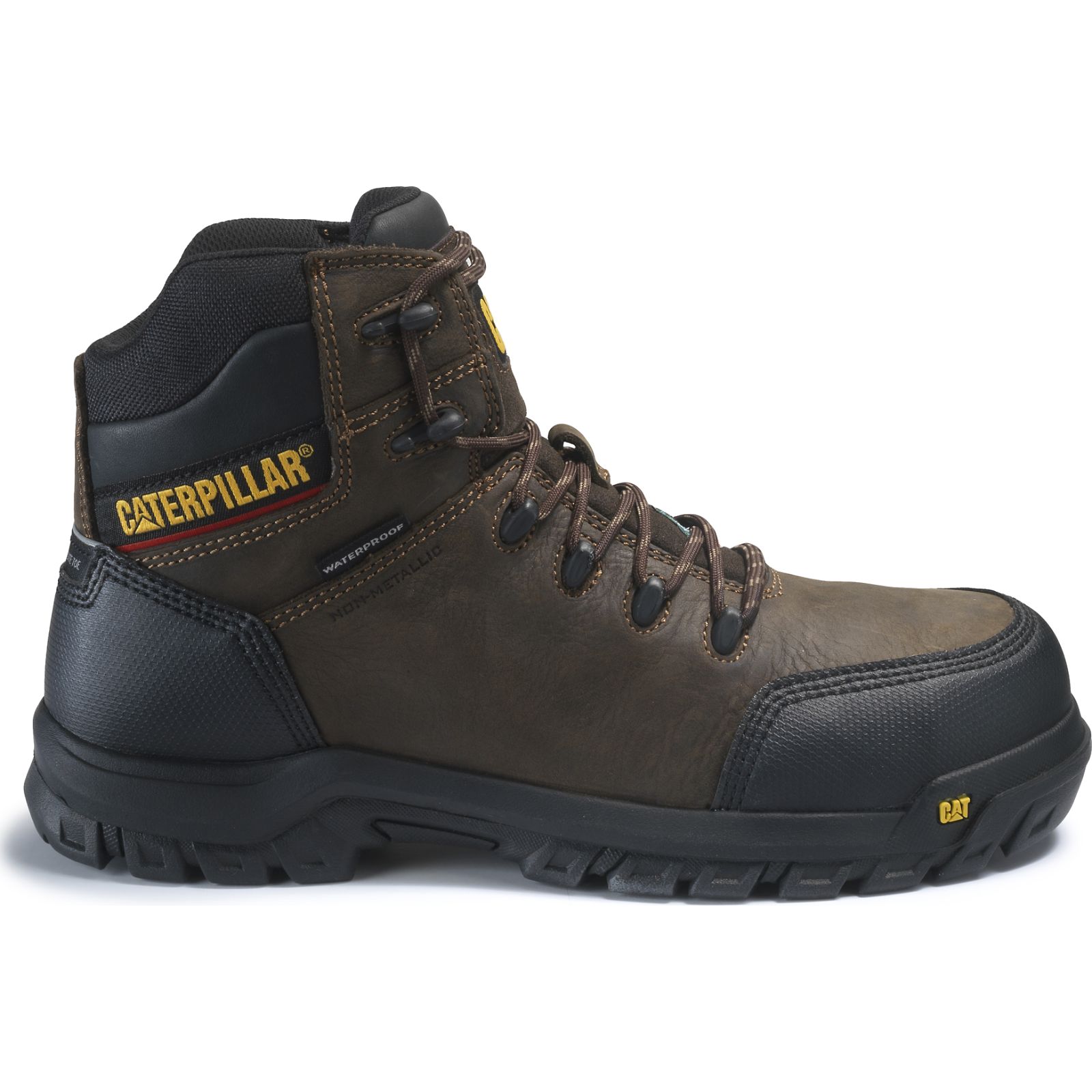 Men's Caterpillar Resorption Ct Wp Csa Work Boots Brown Ireland TJHY47039